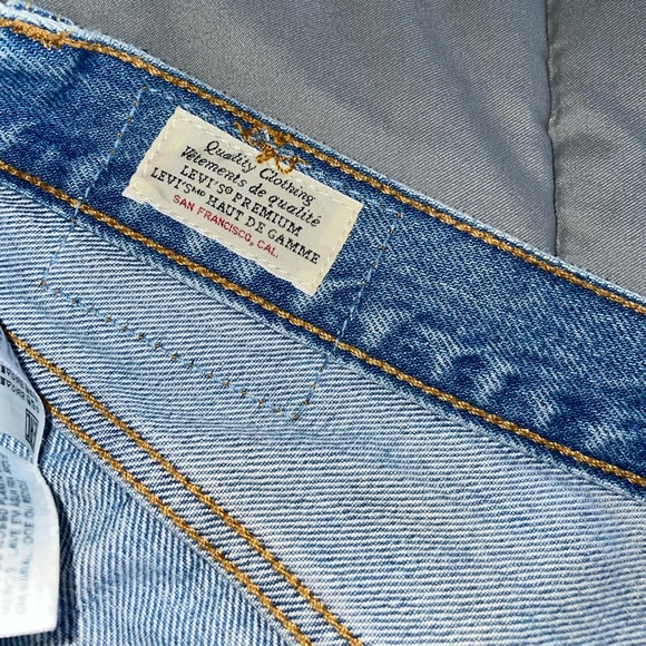 Levi’s 501 skinny light wash jeans - Picture 3 of 5
